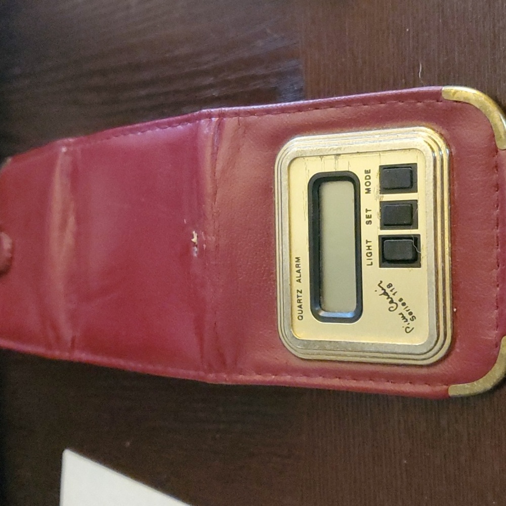 Pierre Cardin Travel Alarm Clock - Picture 3 of 6
